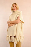 The Molly Fringe Poncho Sweater