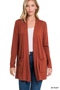 Slouchy pocket cardigan