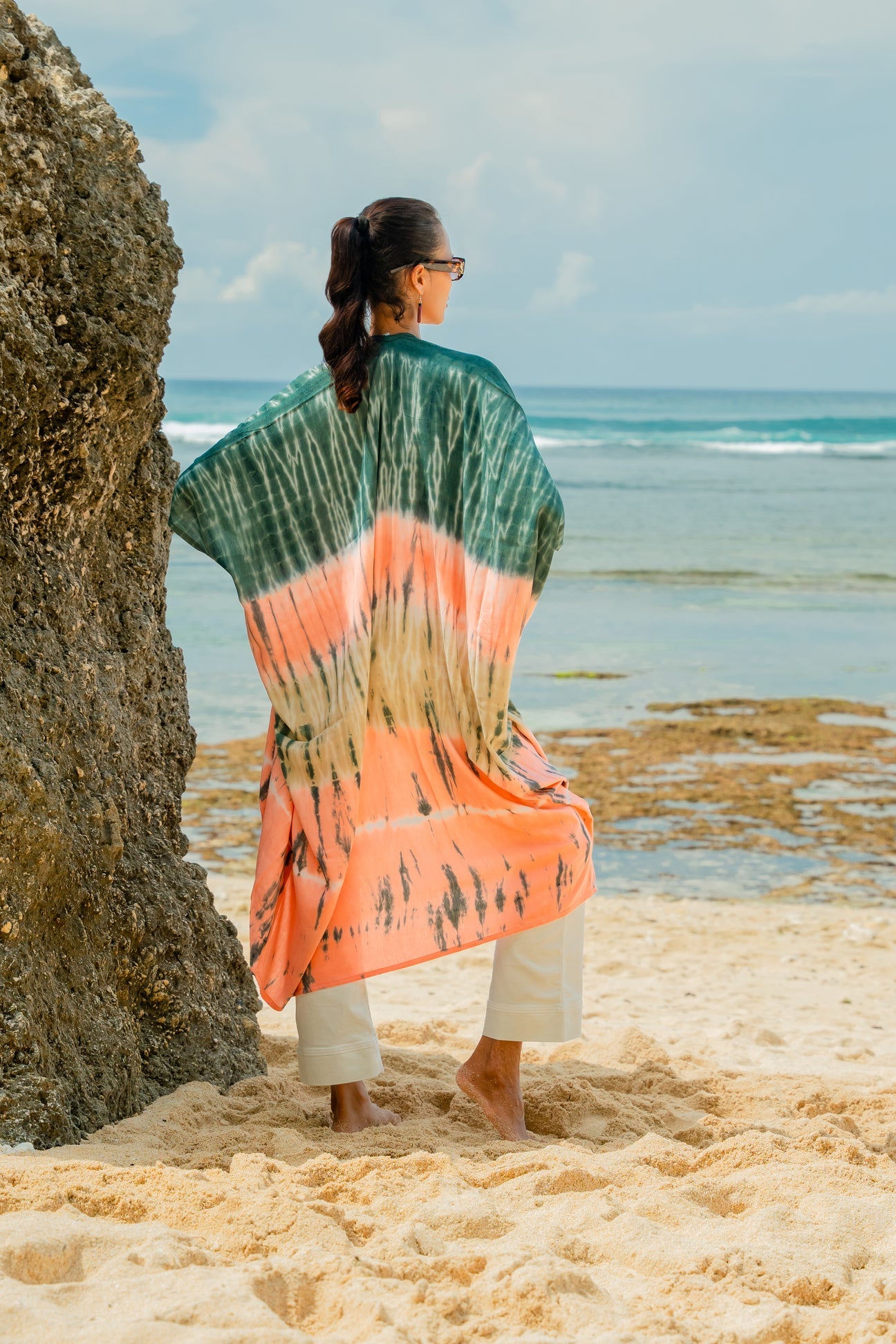 Watermelon Dyed Kimono by Suzieblue Canada Bali