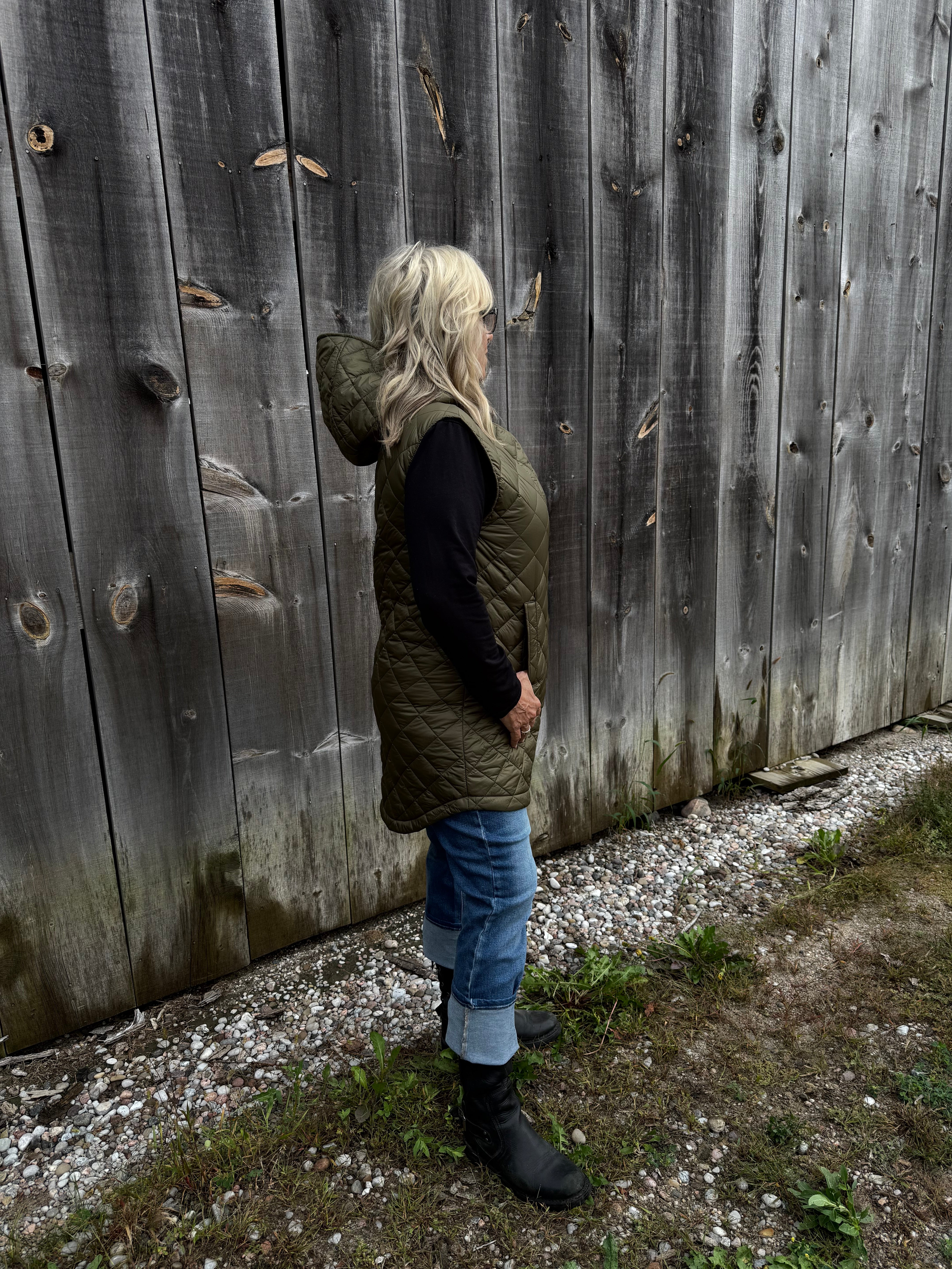 The Classic Pullover Vest by Buttcoat in Olive