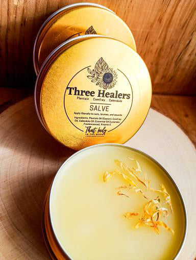 Three Healers Salve - by That Lady in the Woods 🇨🇦