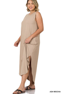 Everyday Zbrand Tulip Hem Maxi-curvy