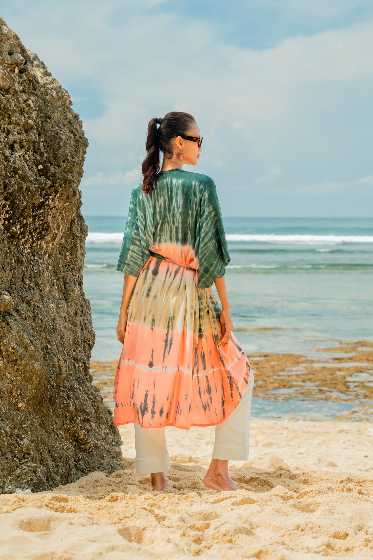 Watermelon Dyed Kimono by Suzieblue Canada Bali