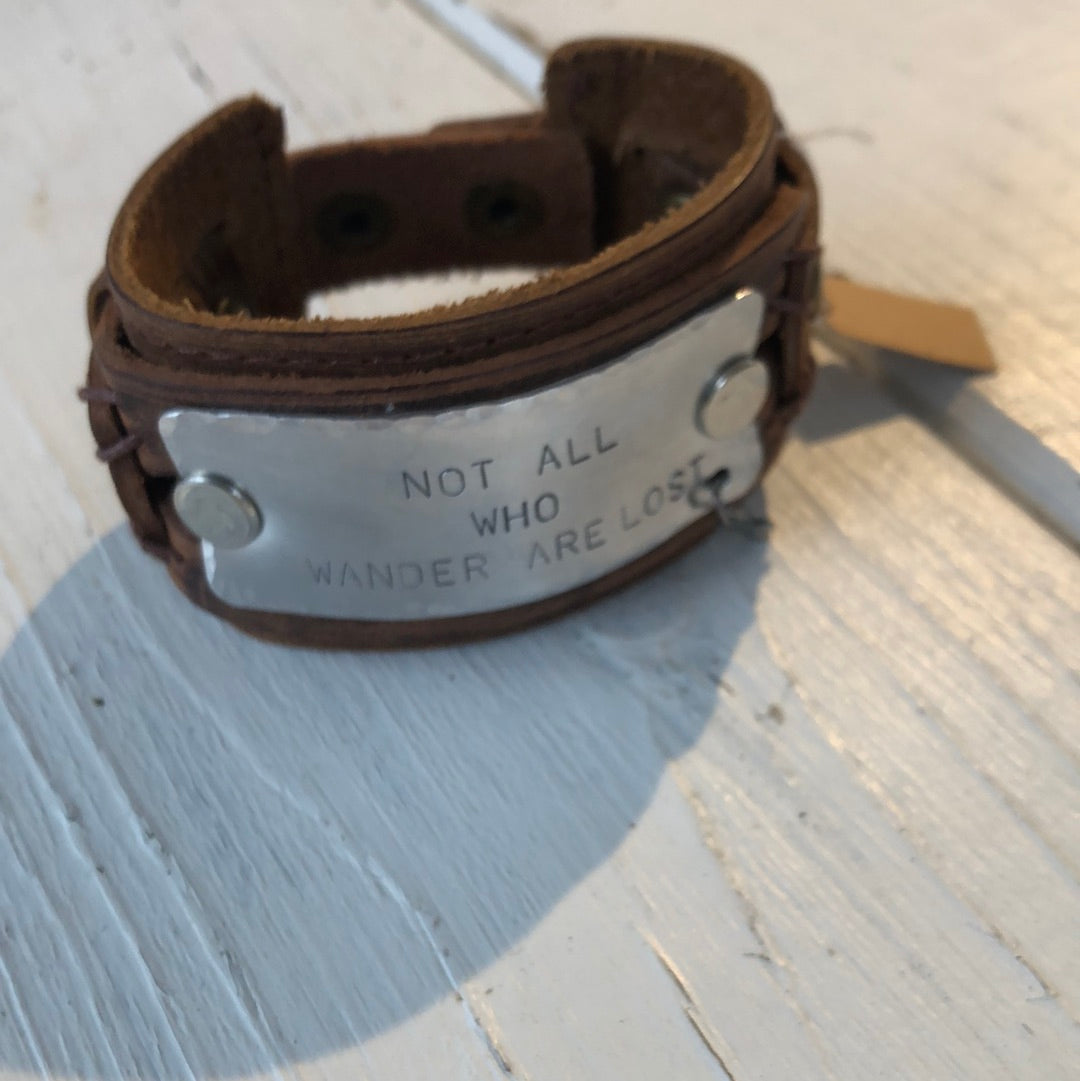 Not all who wonder Cuff by The Jewelry Junkie