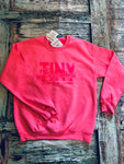 LOCAL VIBES 🇨🇦Tiny Beaches Crew Neck - limited edition hot pink