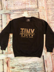 LOCAL VIBES 🇨🇦Tiny Beaches Crew Neck - chocolate brown
