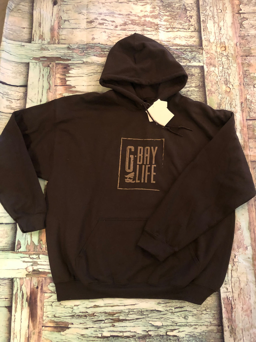 LOCAL VIBES 🇨🇦Tiny Beaches Hoodie-chocolate brown
