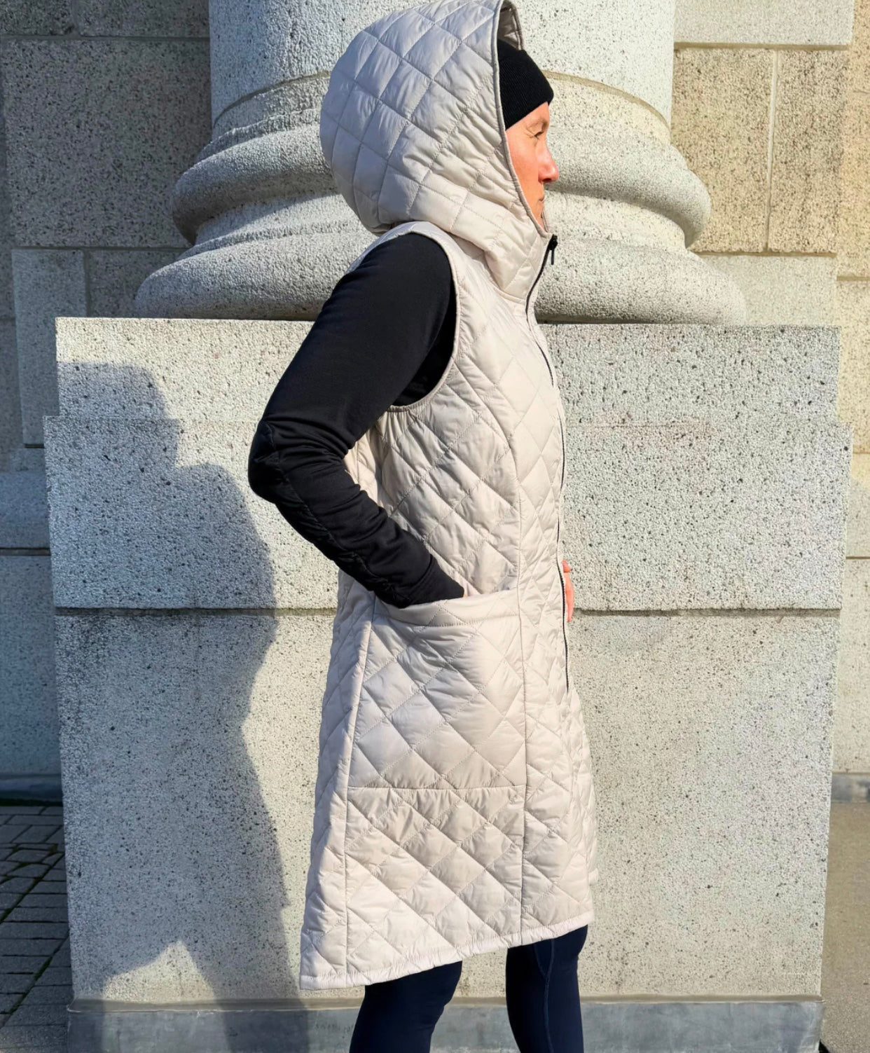 Buttcoat Full Zip Cream