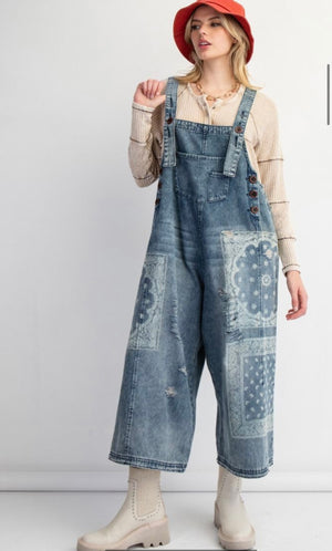 EASEL Handkerchief Overalls