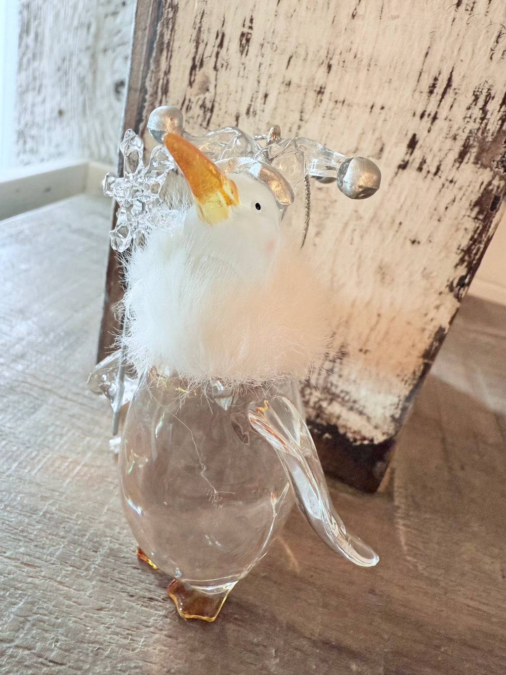 Crystal  Penguin Ornament
