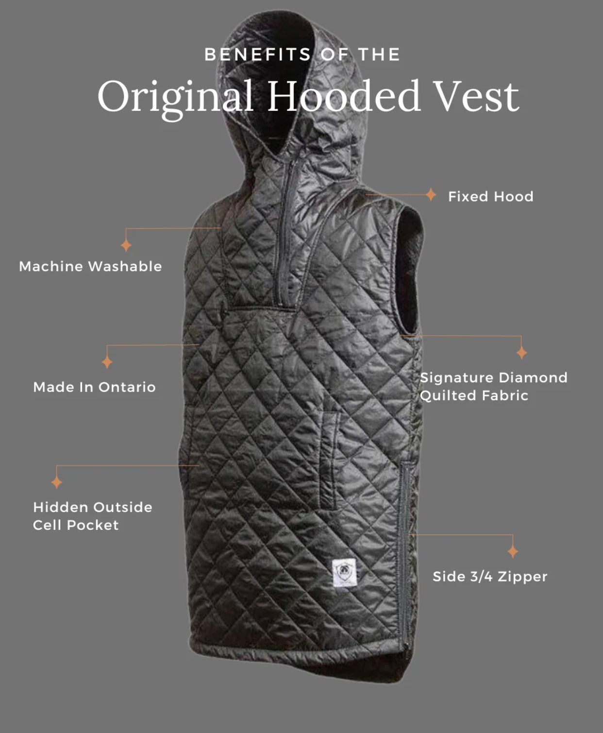 MThe Classic Pullover Vest by Buttcoat in black