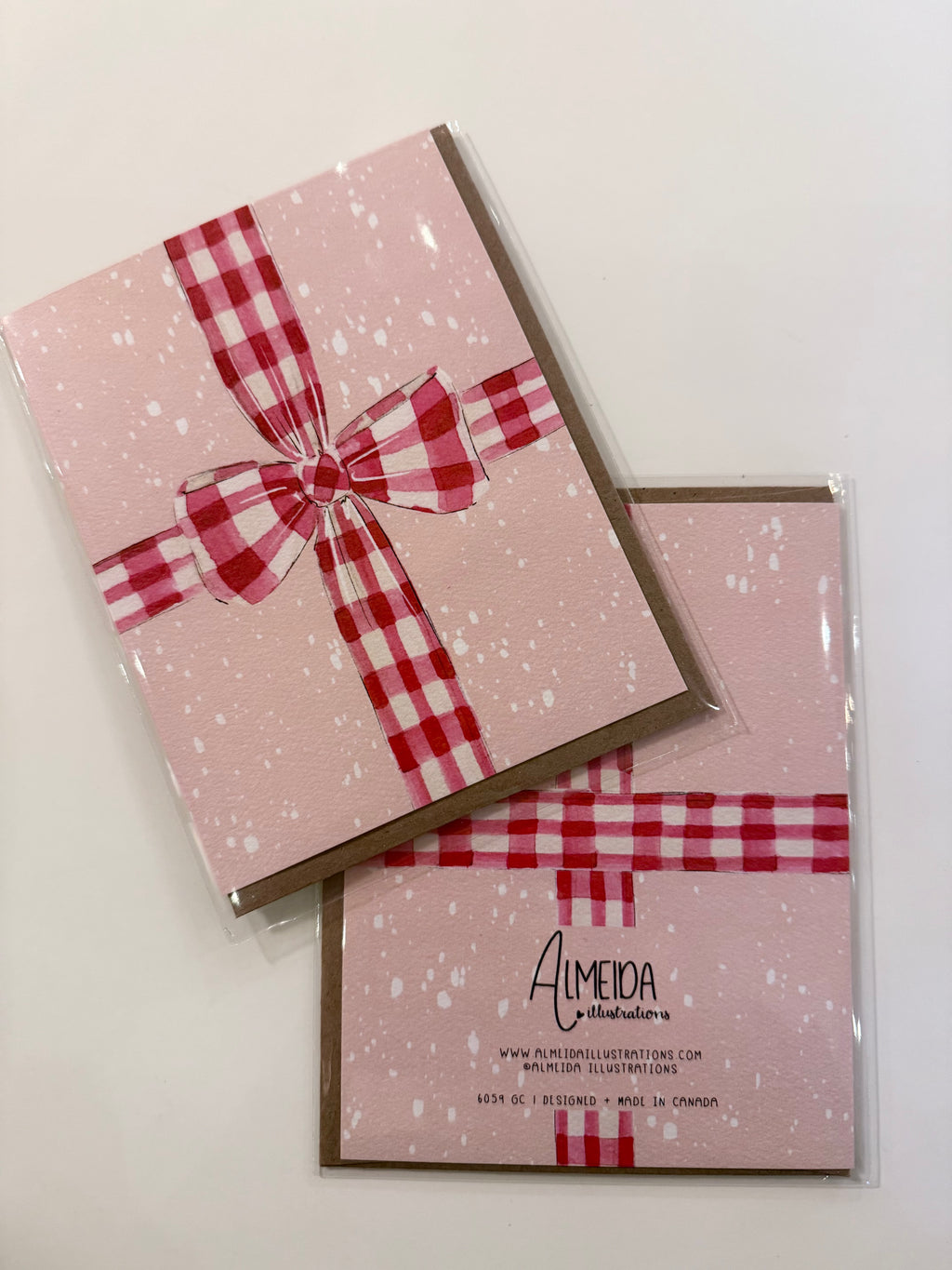 Almeida Illustrations greeting card- blank inside