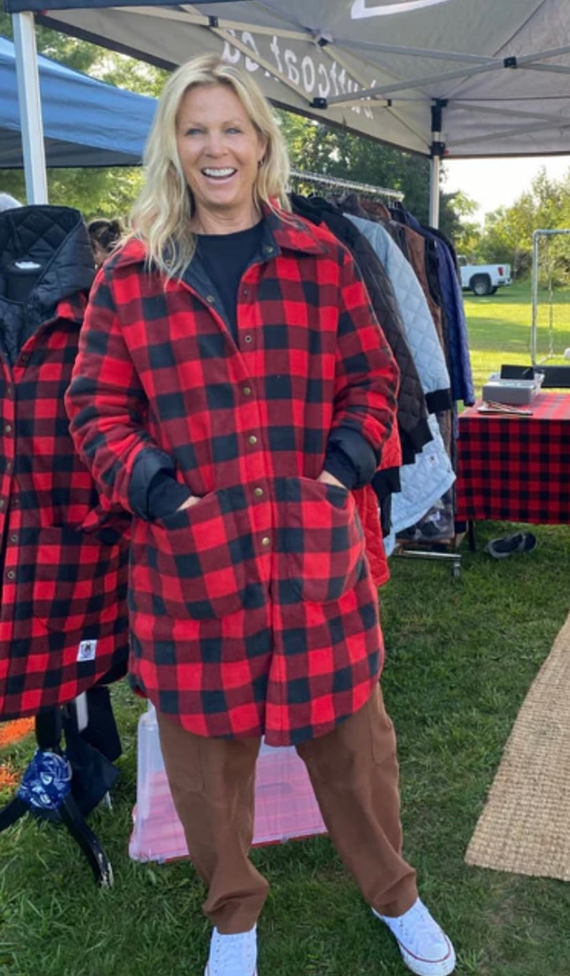 Buttcoat Buffalo Plaid Jacket