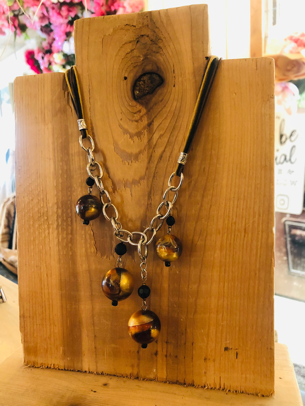 Vintage Acrylic Necklace