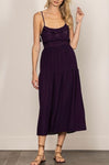Eggplant Chiffon Dress