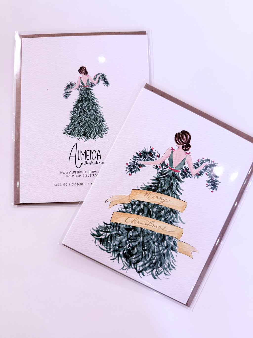 Almeida Illustrations greeting card- blank inside