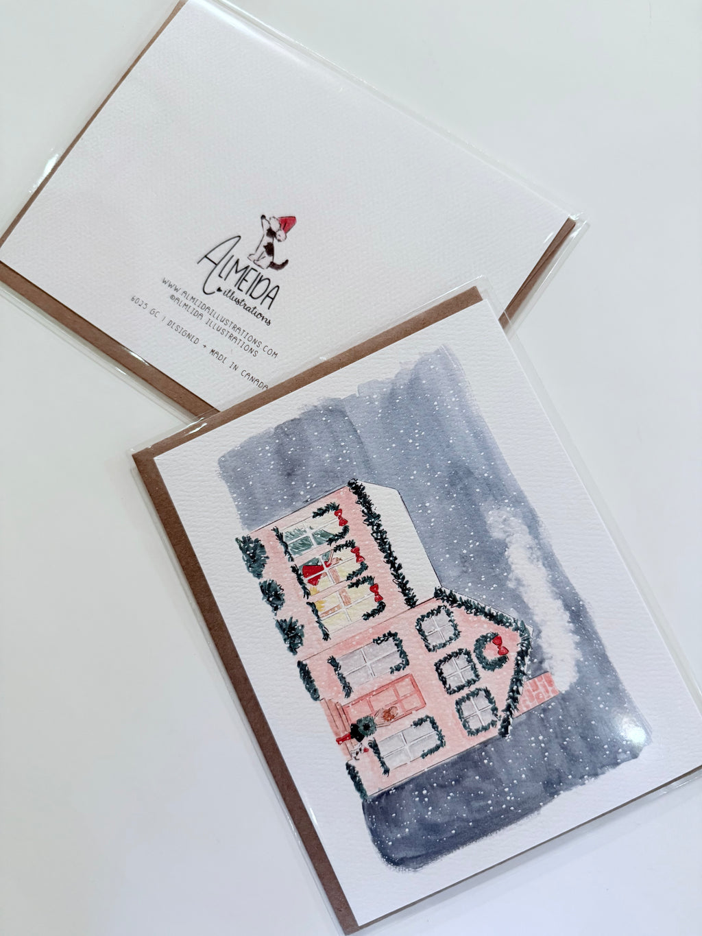 Almeida Illustrations greeting card- blank inside