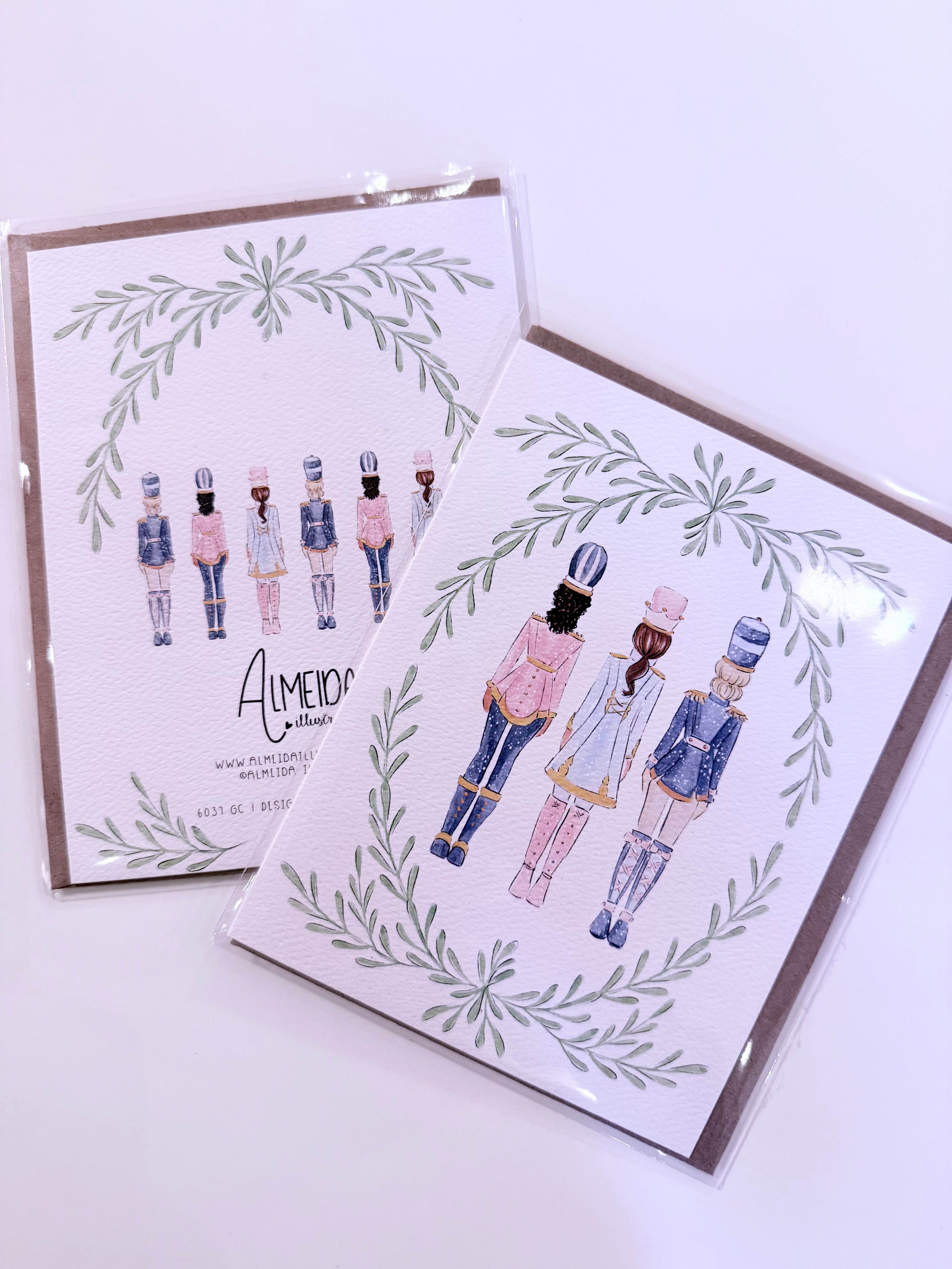 Almeida Illustrations greeting card- blank inside