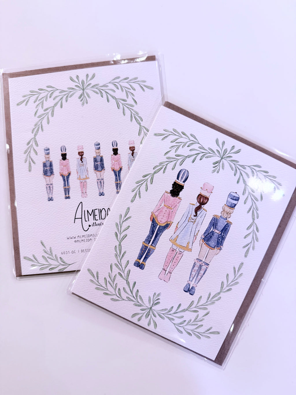 Almeida Illustrations greeting card- blank inside