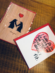 Love you cards -set of 2 cards