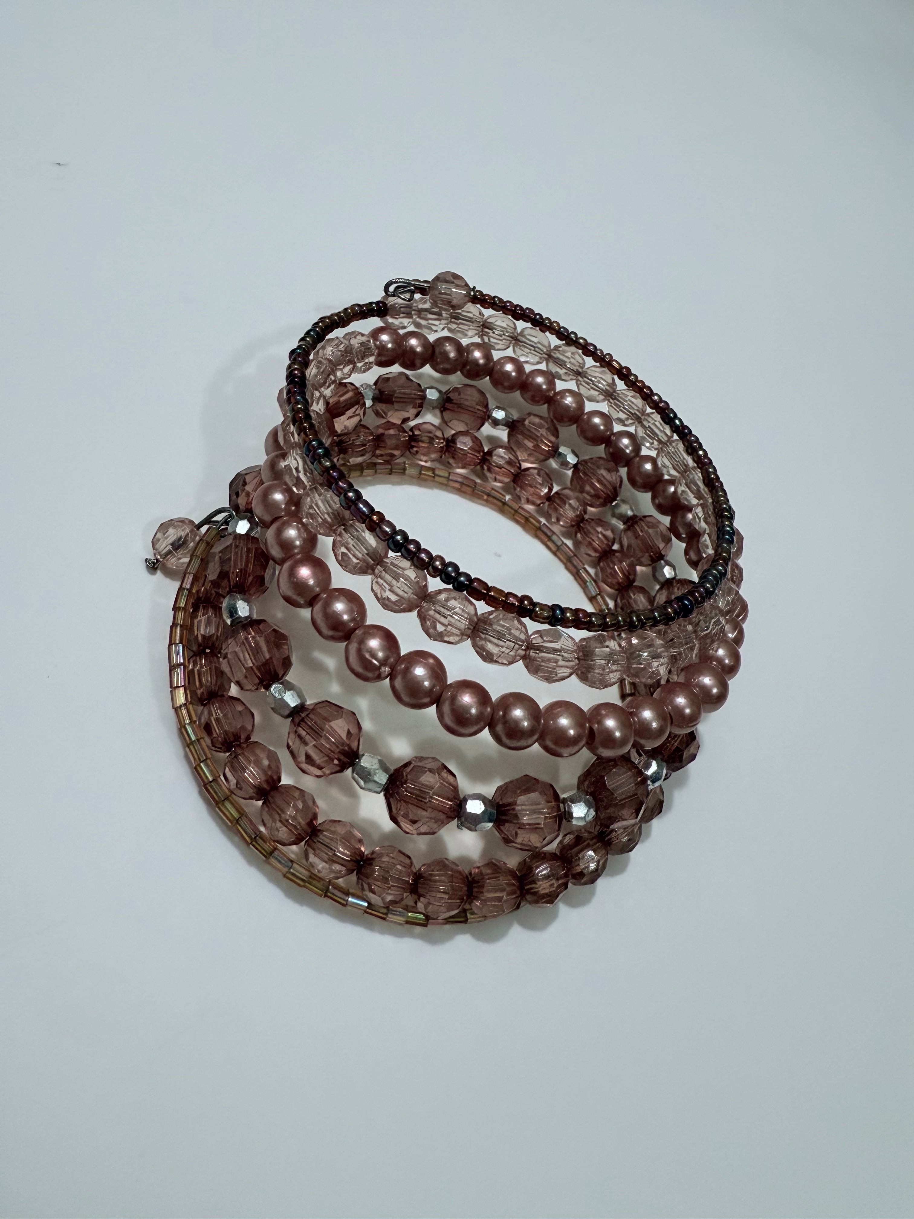 Crystal Bead Wrap Bracelet