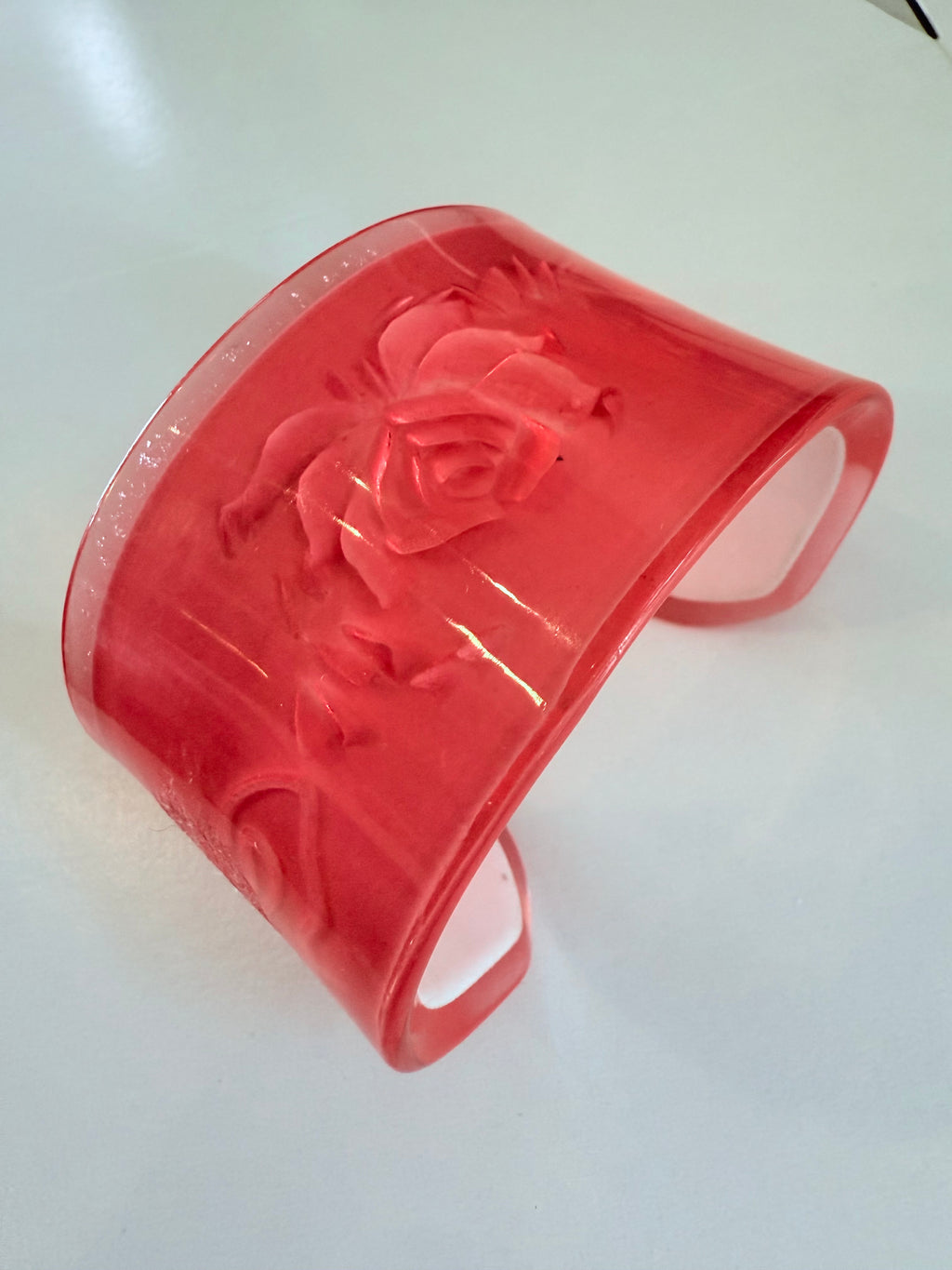 Vintage Pink Acrylic Cuff