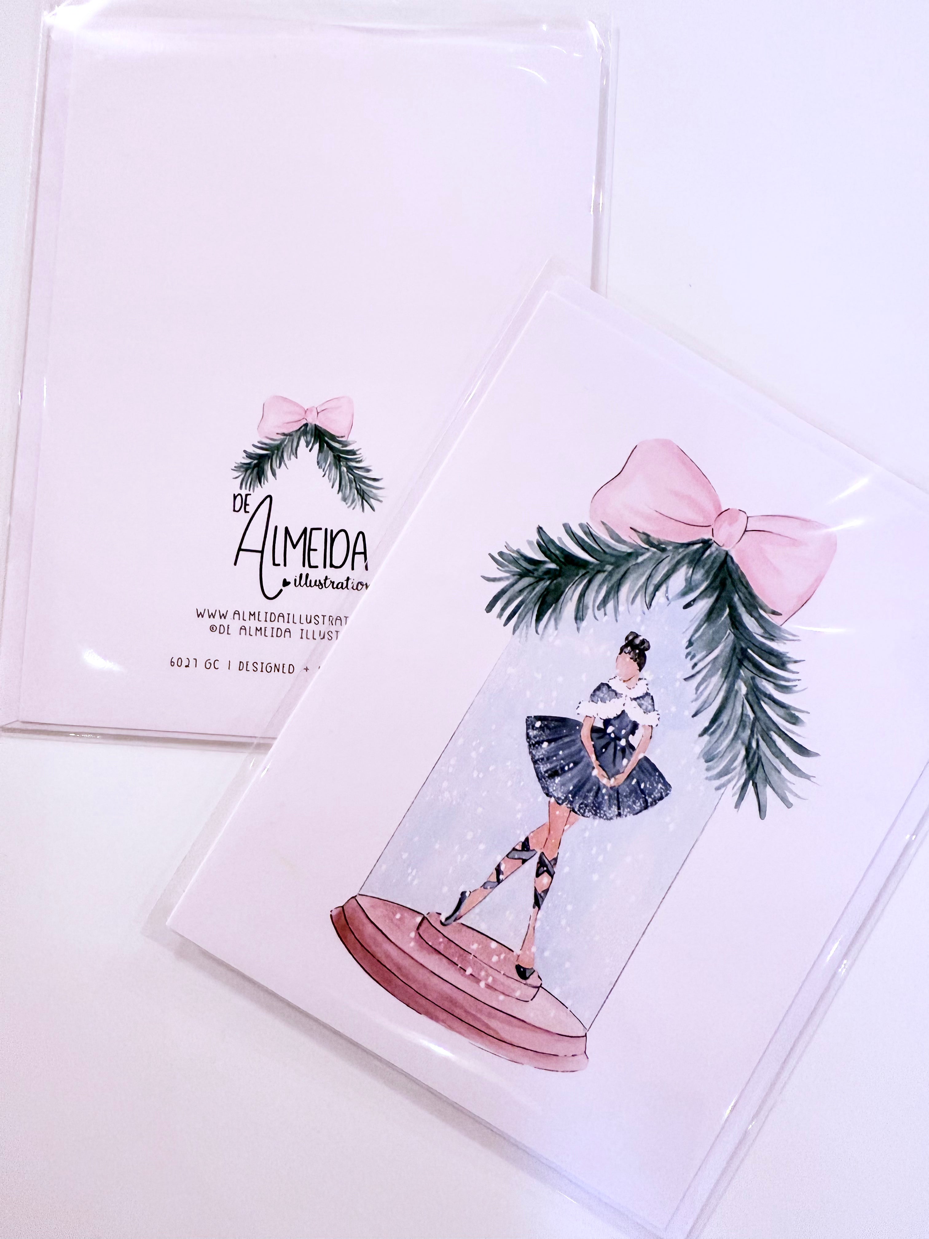 Almeida Illustrations greeting card- blank inside