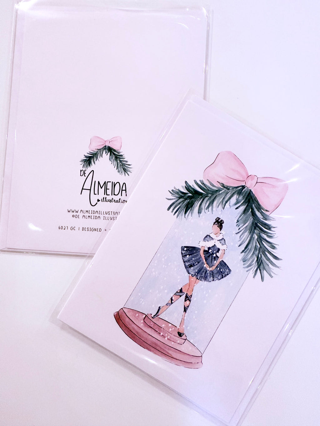 Almeida Illustrations greeting card- blank inside