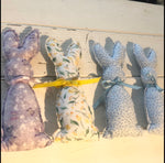 Handmade Fabric Bunnies