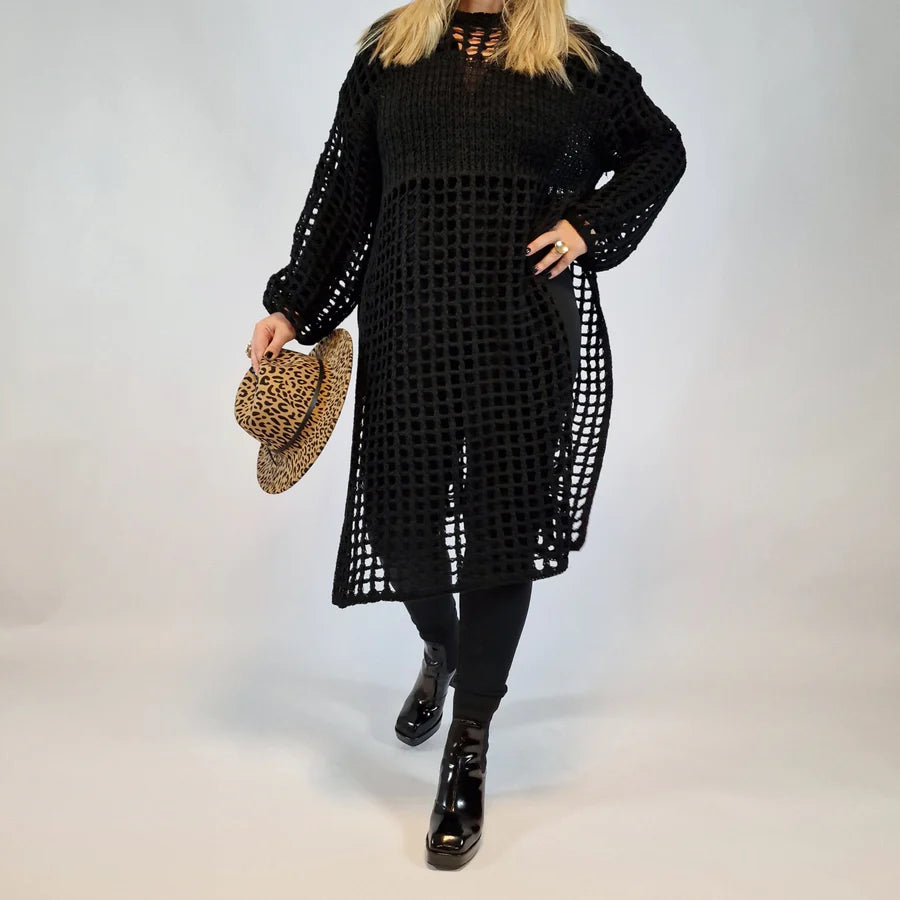 Box Netting Tunic by Obi NY