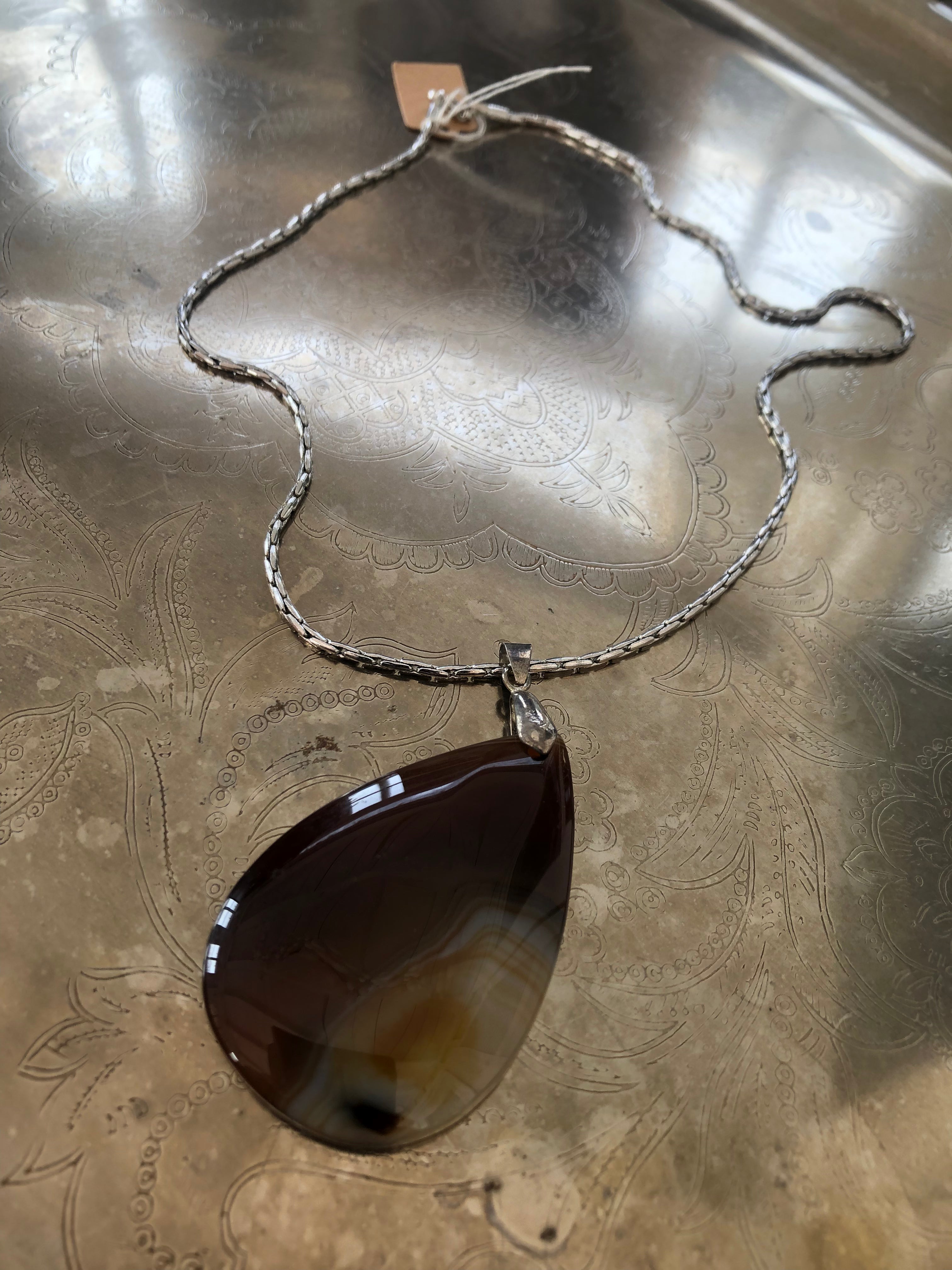 Vintage Agate Necklace