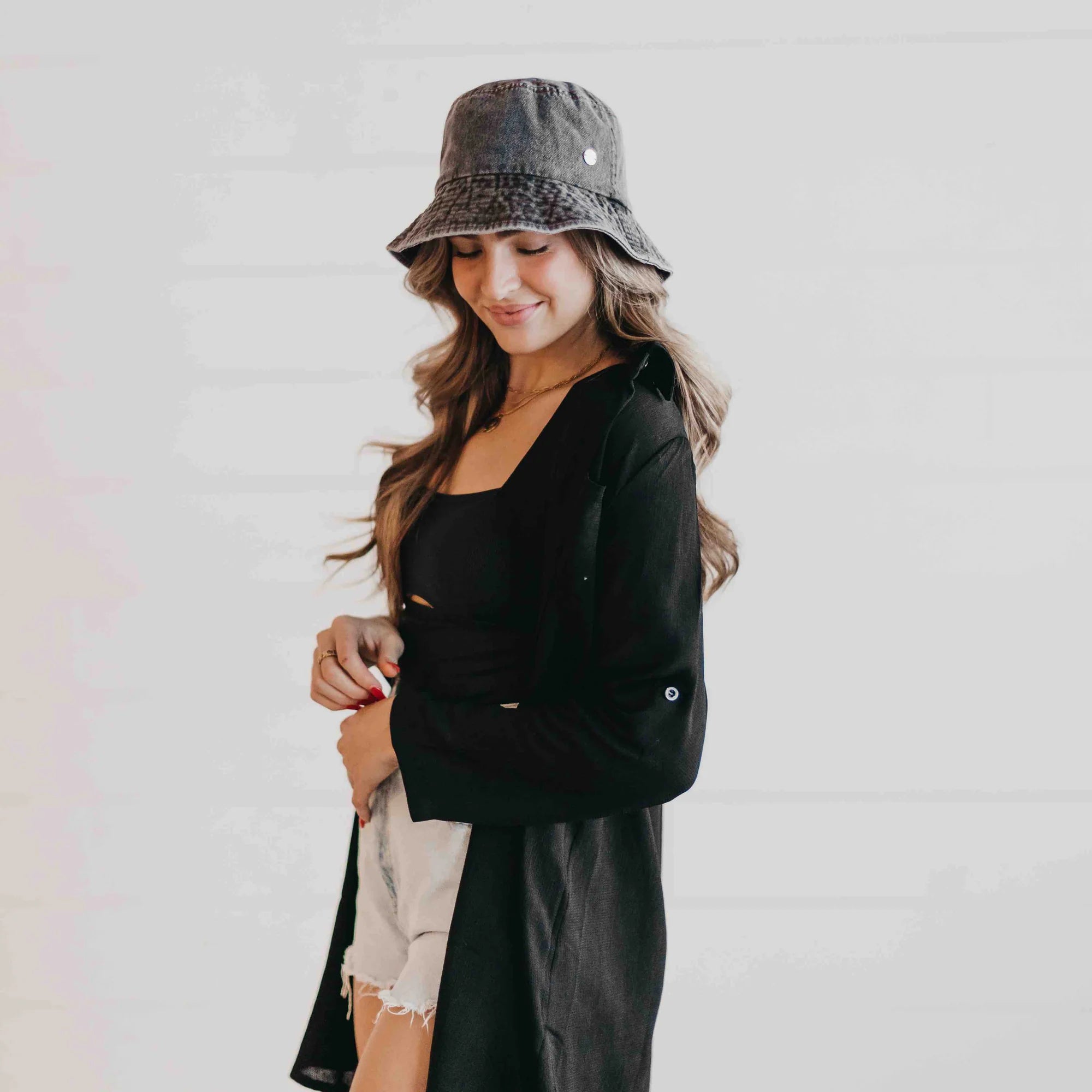 Wash Out Denim Bucket Hat