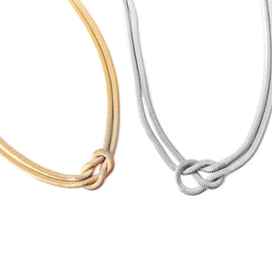Thalia Twist Necklace- Waterproof