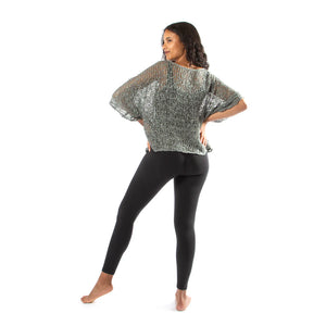 Slate Popcorn Knit Sweater