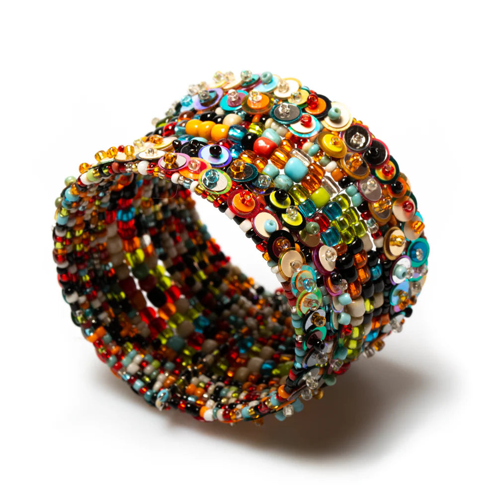 Bali Sequin Wrap Cuff