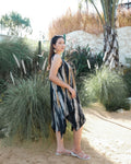 Abstract Dye Handkerchiefs Dress
