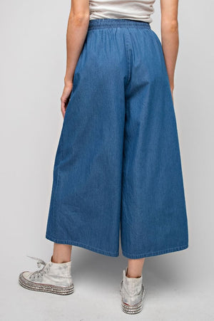 Mabel palazzo chambray Denim by EASEL