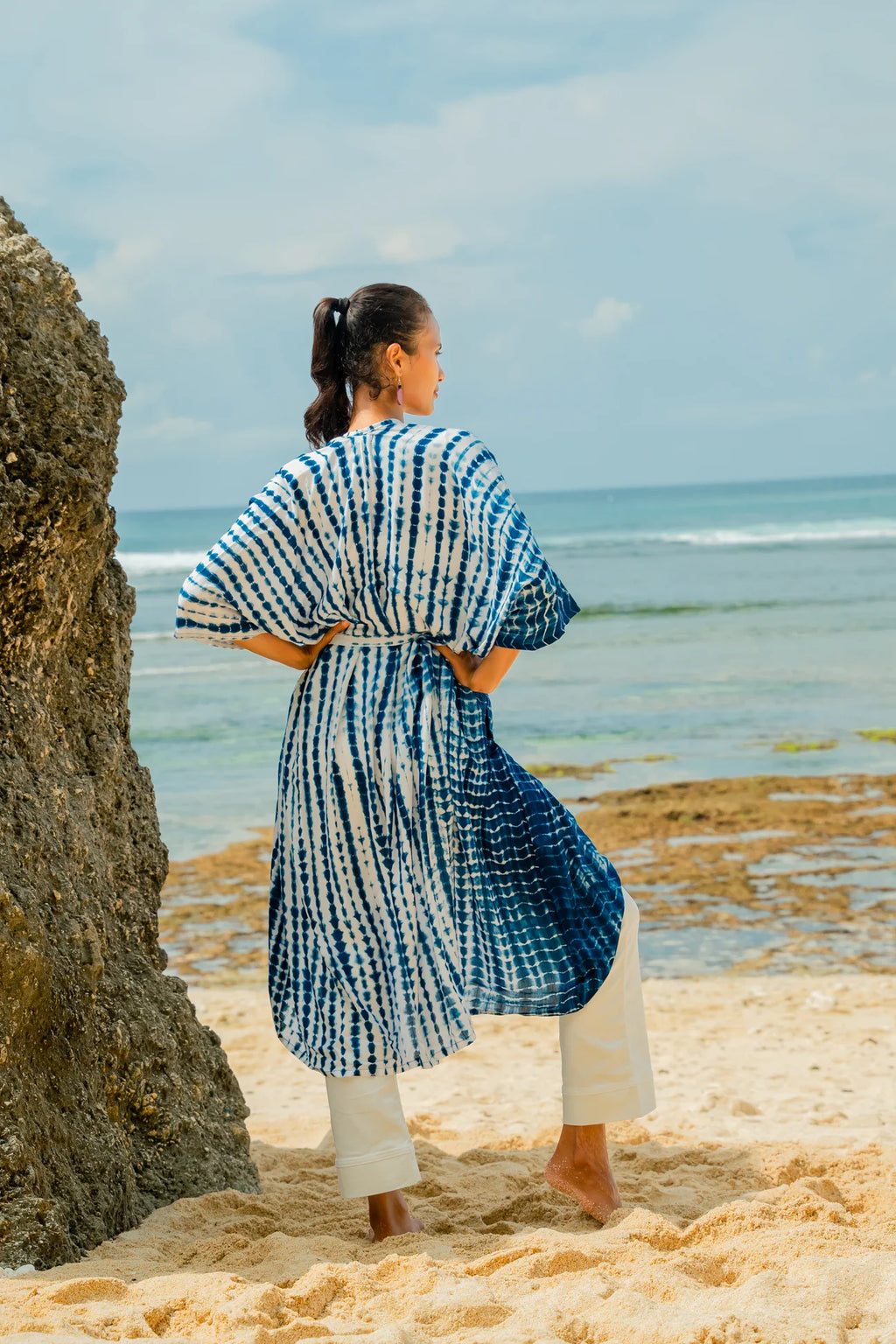 Blue Shell Kimono by Suzieblue Canada Bali