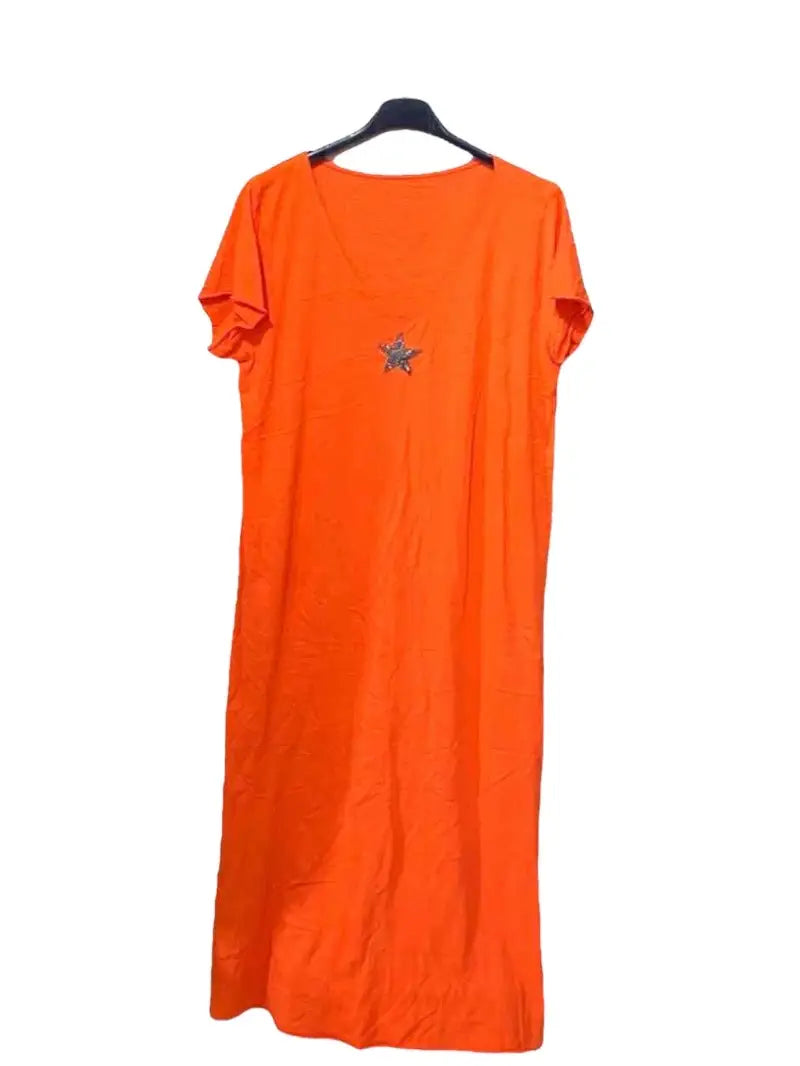 Lone Star Dress by WILLOW - tangerine