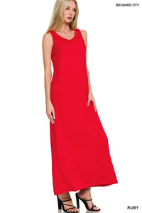 Sleeveless Scoop Neck Maxi by zbrand