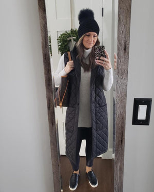 The Big Pocket Vest by Buttcoat in black