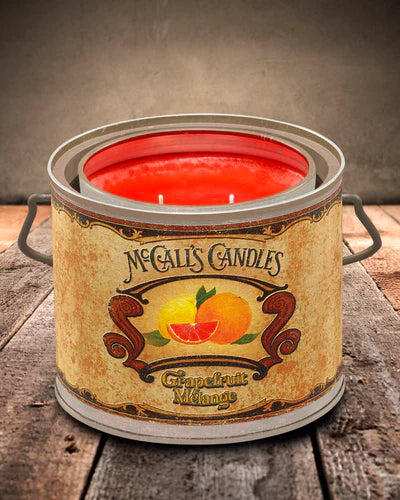 Vintage Can Candle- grapefruit