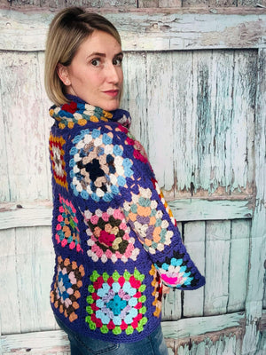 Handmade Granny Square ASPEN Pullover