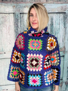 Handmade Granny Square ASPEN Pullover