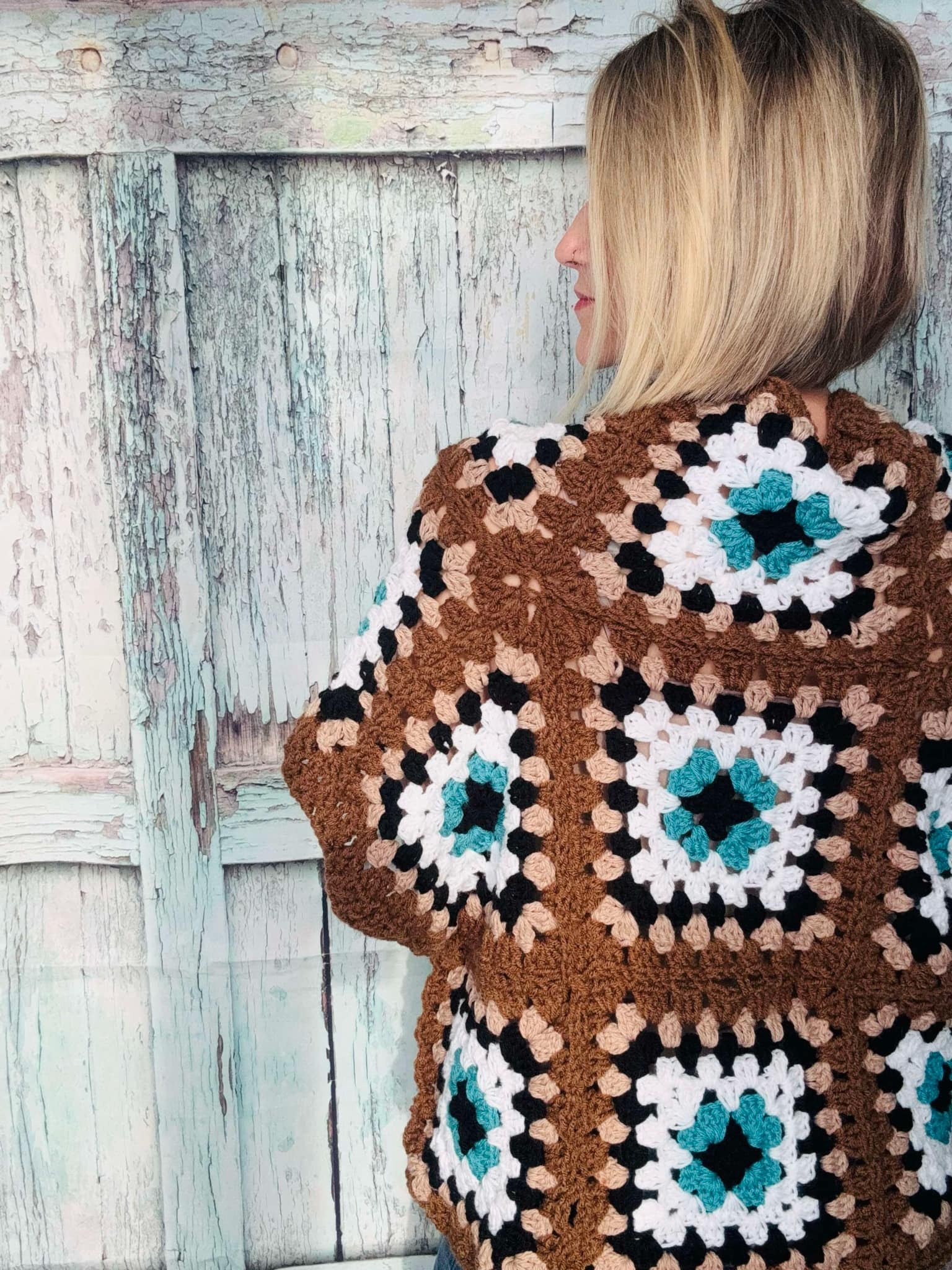 Handmade Granny Square VEST
