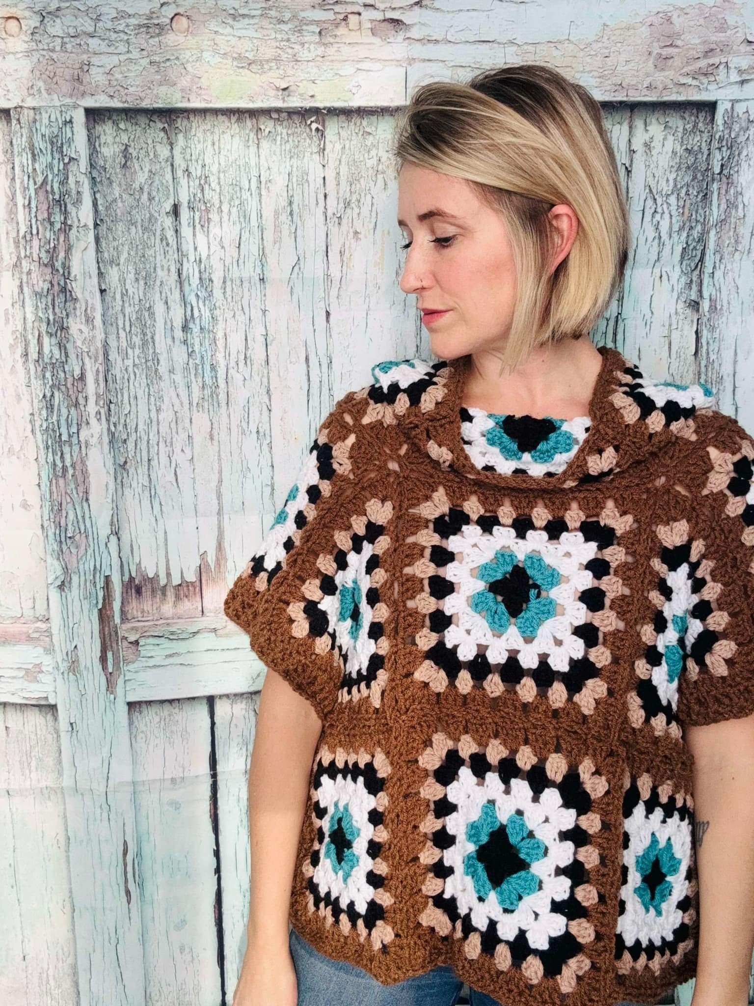 Handmade Granny Square VEST
