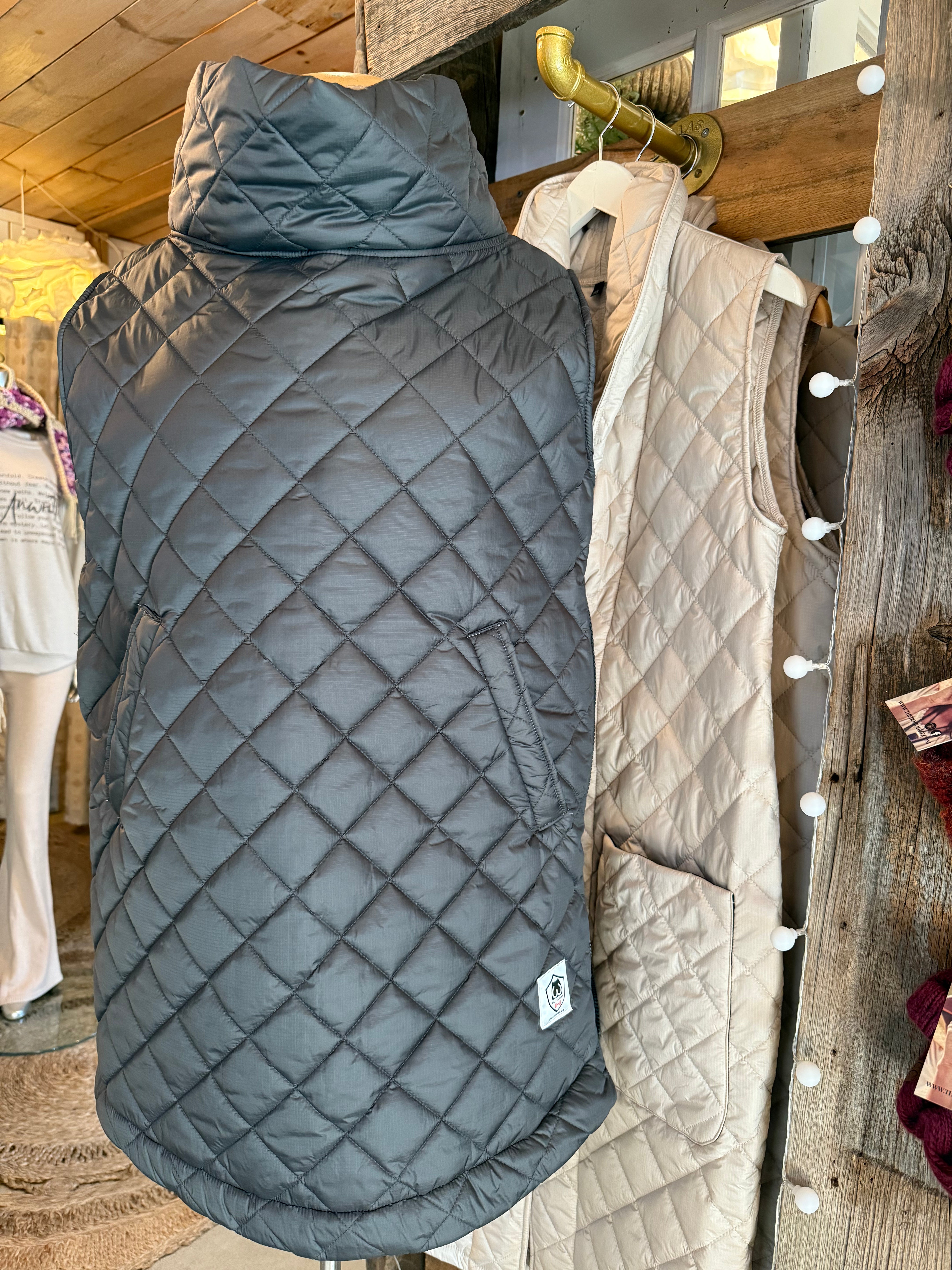 Buttcoat Cowl neck Pullover - slate grey