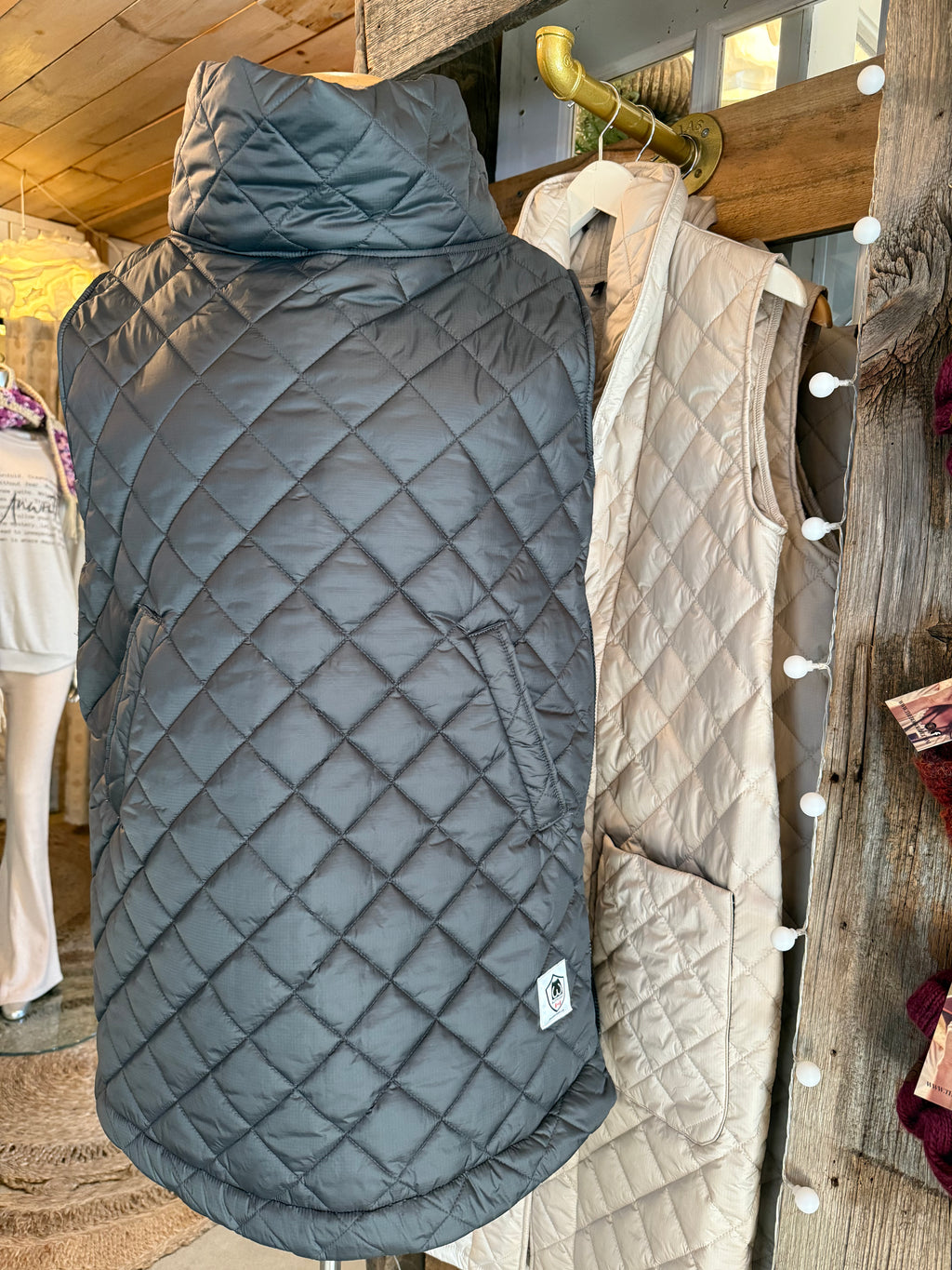 Buttcoat Cowl neck Pullover - slate grey