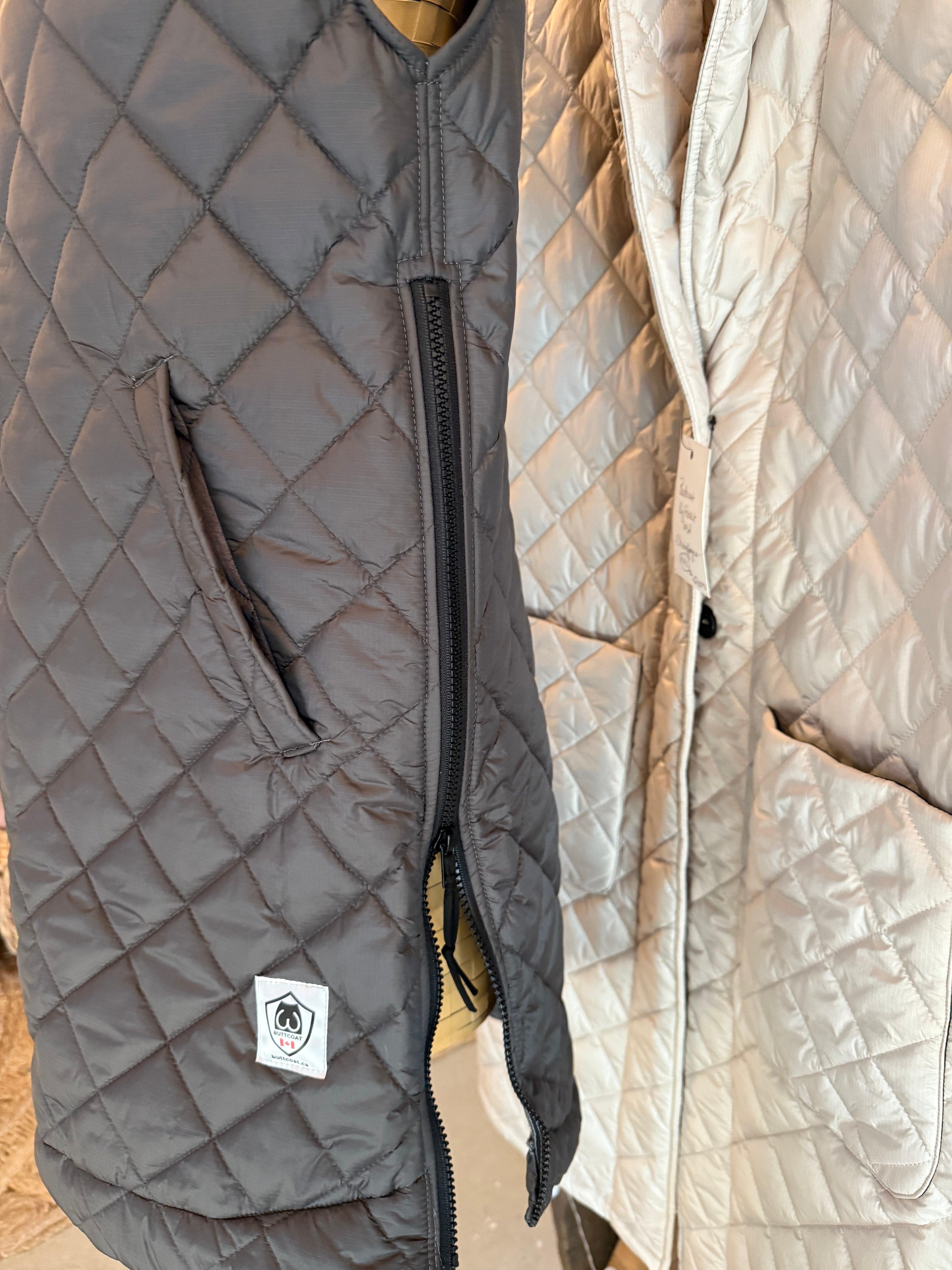 Buttcoat Cowl neck Pullover - slate grey