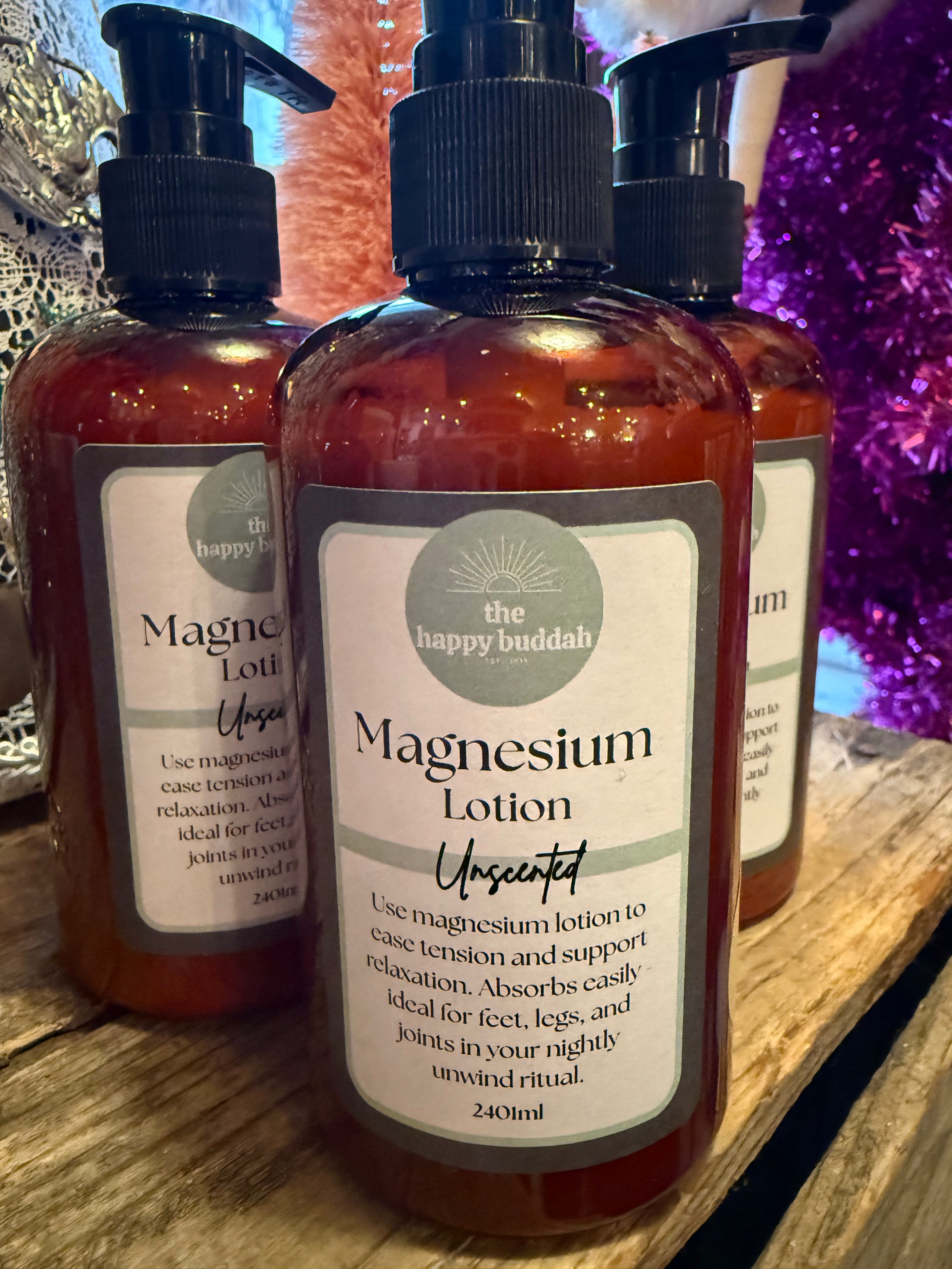 Magnesium Lotion by The Happy Buddah